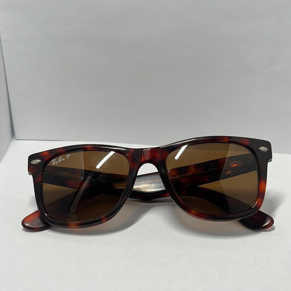 RAY BAN 2113 90947 BROWN POLARIZED/TORTOISE FRAME OEM NEW AUTHENTIC